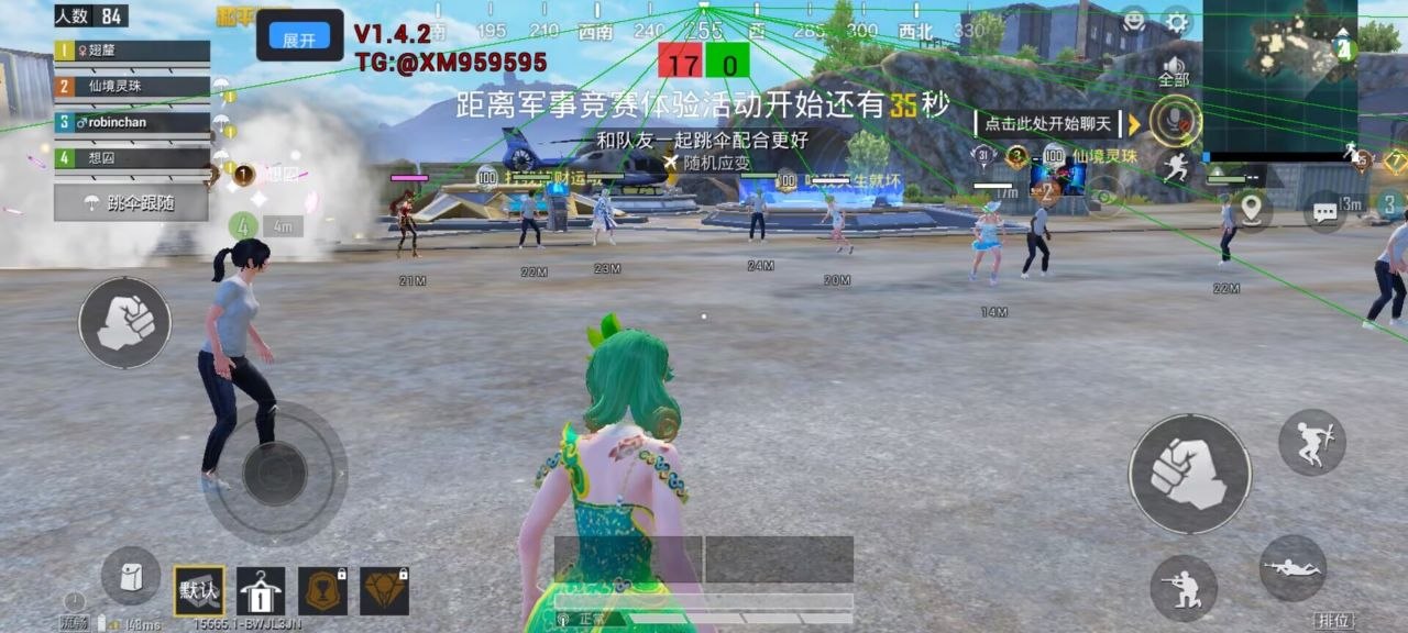 和平精英辅助精准识别界面截图